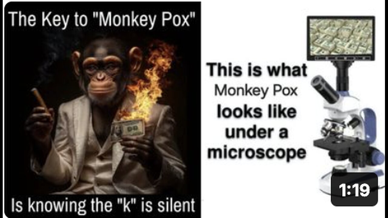 Money pox aka monkey pox