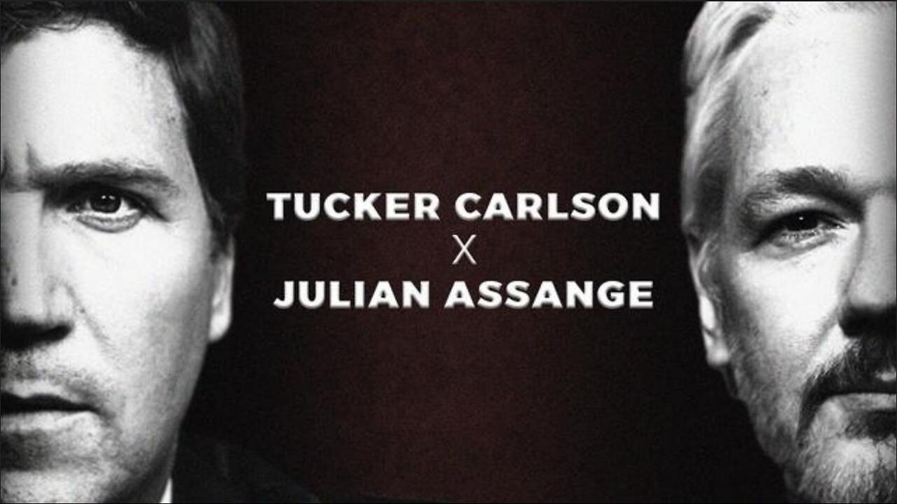 Tucker Carlson Visits Julian Assange at the Infamous Belmarsh Prison.