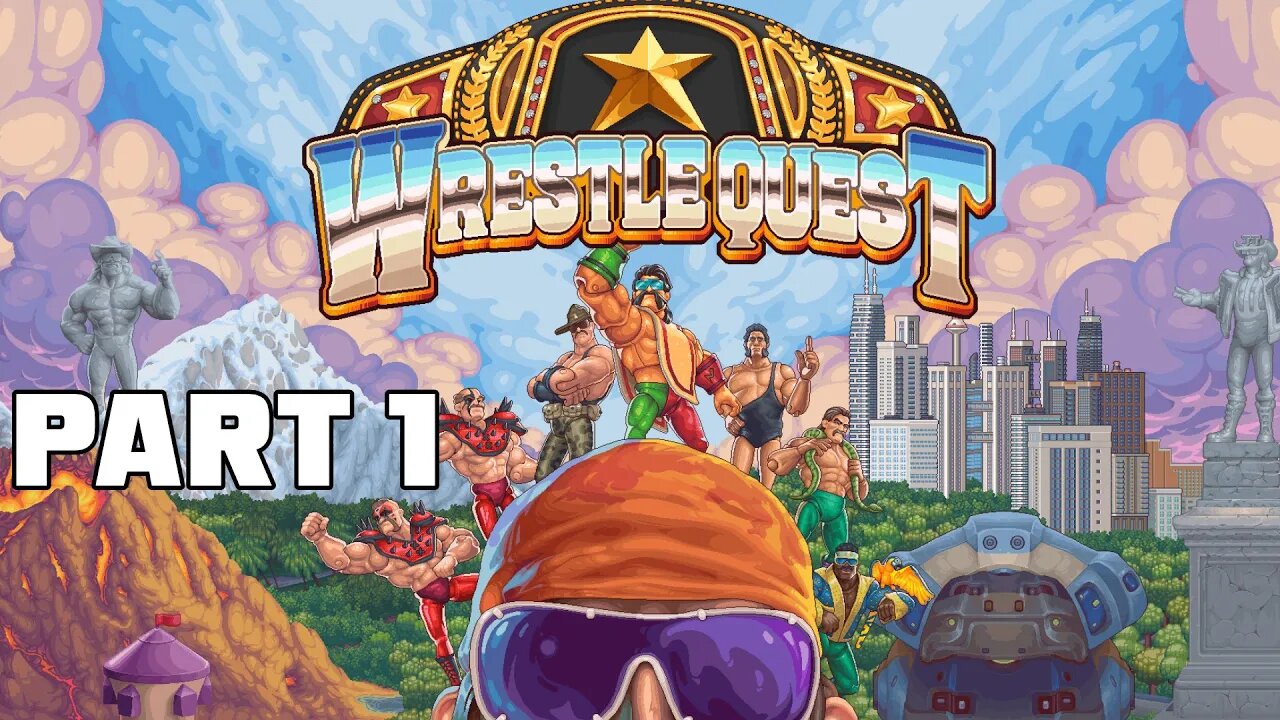 Wrestlequest Full Game Walkthrough Part 1 - Our Journey Begins