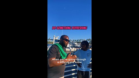 Do Something Refreshing #dayodman #refresh #try #eeyayyahh #motivation