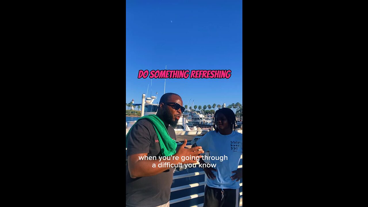 Do Something Refreshing #dayodman #refresh #try #eeyayyahh #motivation