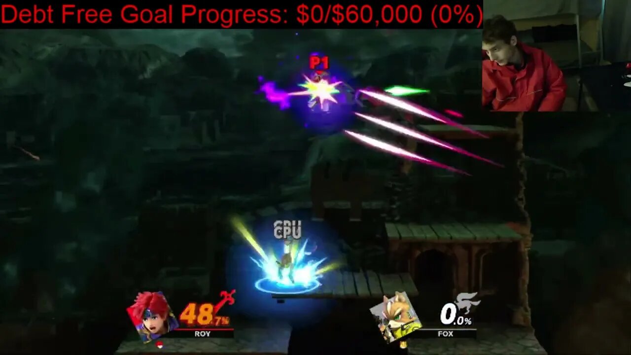 Roy VS Fox On The Hardest Difficulty In A Super Smash Bros Ultimate Match With Live Commentary