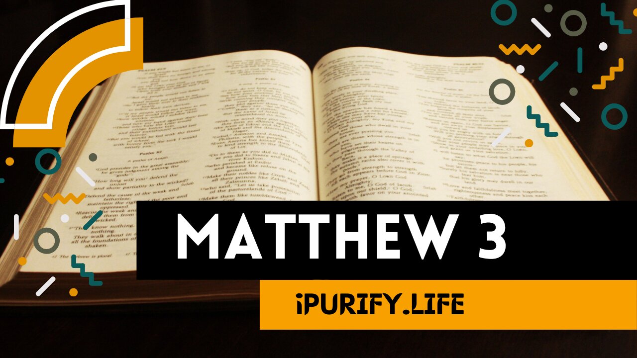 MATTHEW 3 | John the Baptist Prepares the Way | The Baptism of Jesus