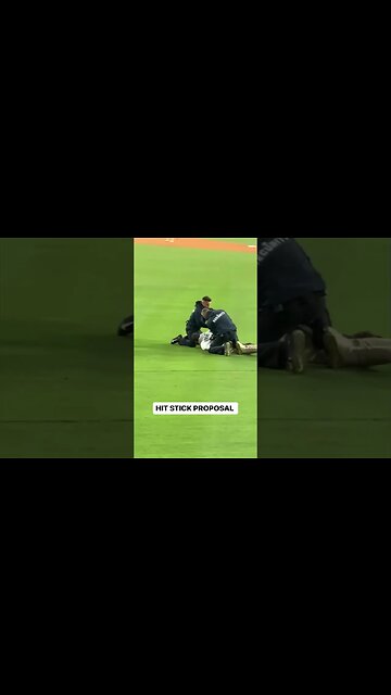OUCH! Guy Gets Tackled Trying to Propose