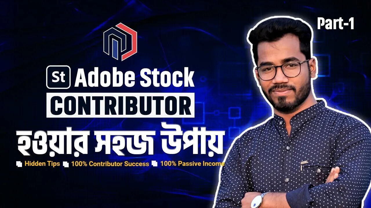 How to create an Adobe Stock in Contributor Account |Bangla Tutorial | Adobe Stock Account |Class 16