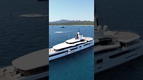 Dream yacht with helipad