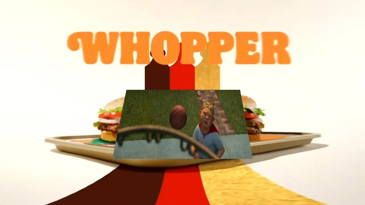 BK Whopper ad, but every time he says "Whopper" Chowder gets hit with a basketball