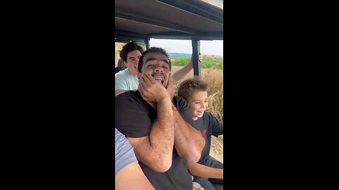 Tyler driving in Peru