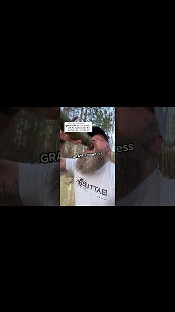 Products that filter & purify dirty water