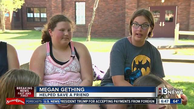 Girl uses technique from The Hunger Games to rescue friend