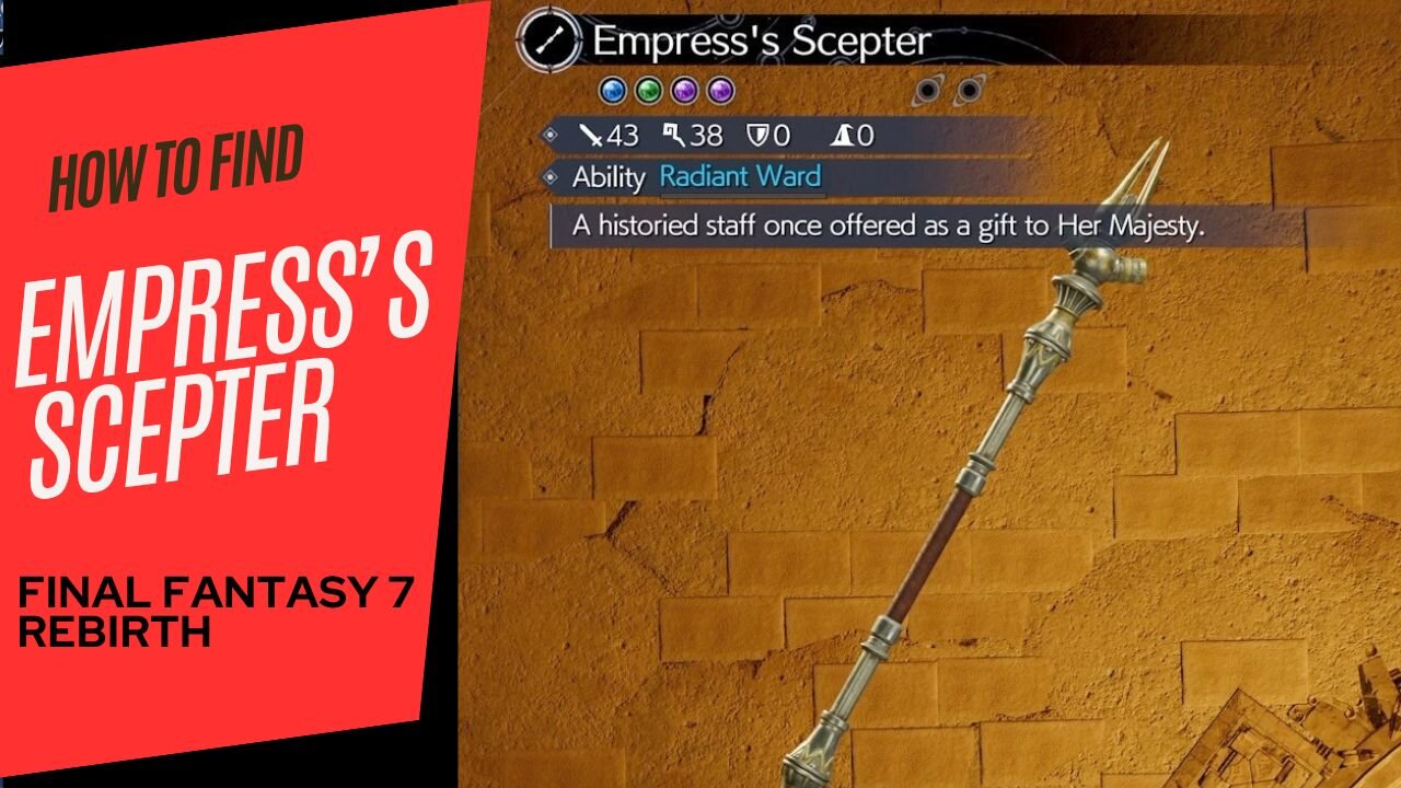 Empress"s Scepter | Final Fantasy VII Rebirh