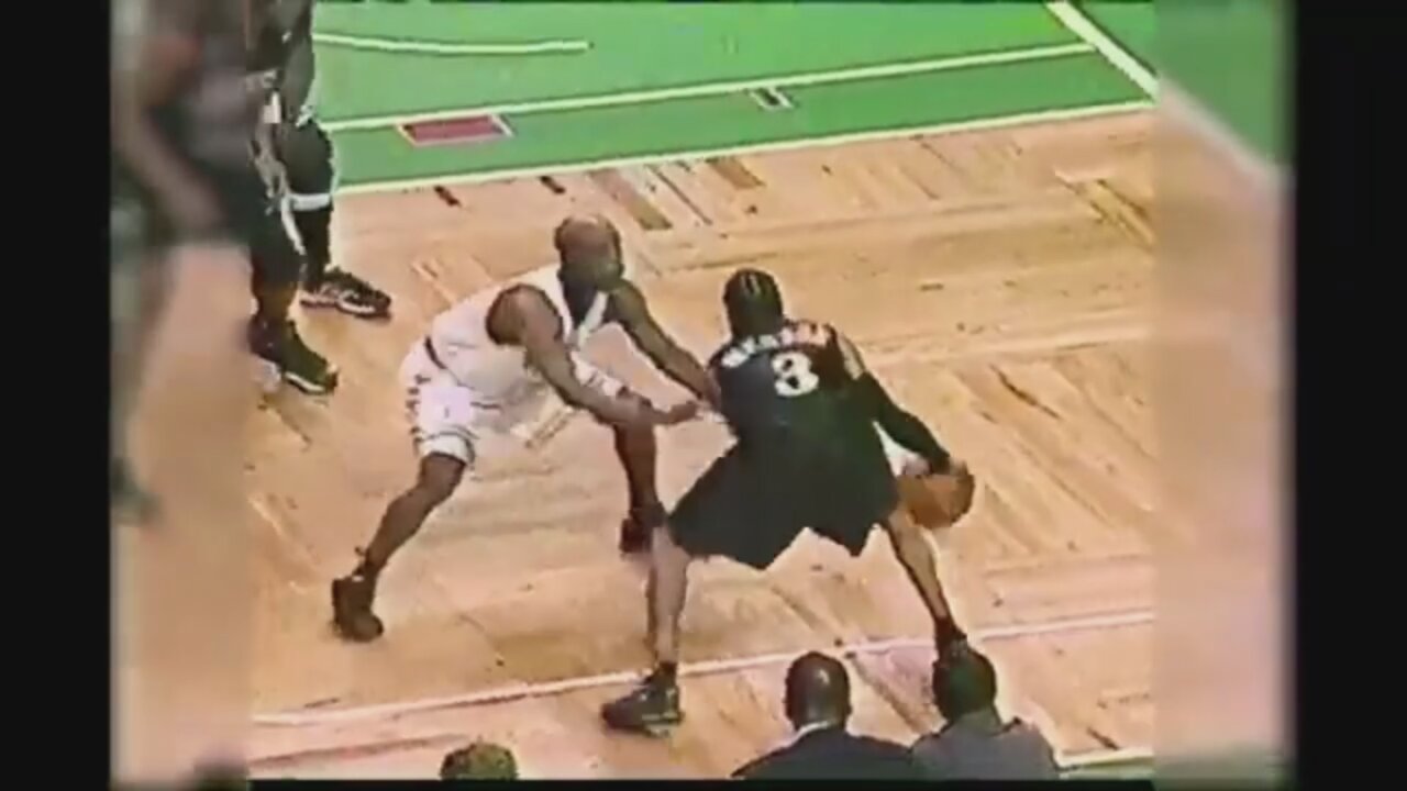 Allen Iverson 29 Points 7 Ast @ Celtics, 2002 Playoffs Game 2.