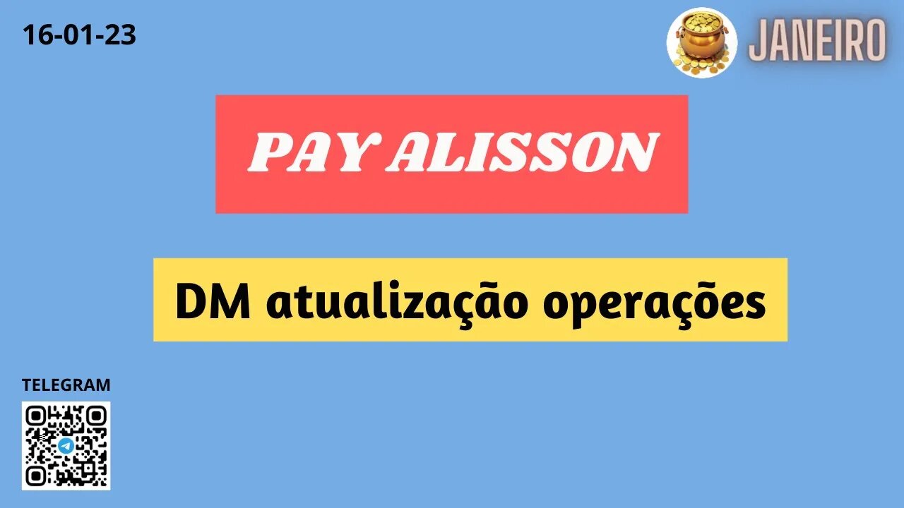 PAYMASTER ALISSON DM atualização operações