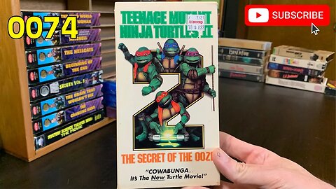 [0074] TEENAGE MUTANT NINJA TURTLES 2 (1991) VHS [INSPECT] [#teenagemutantninjaturtles2VHS]