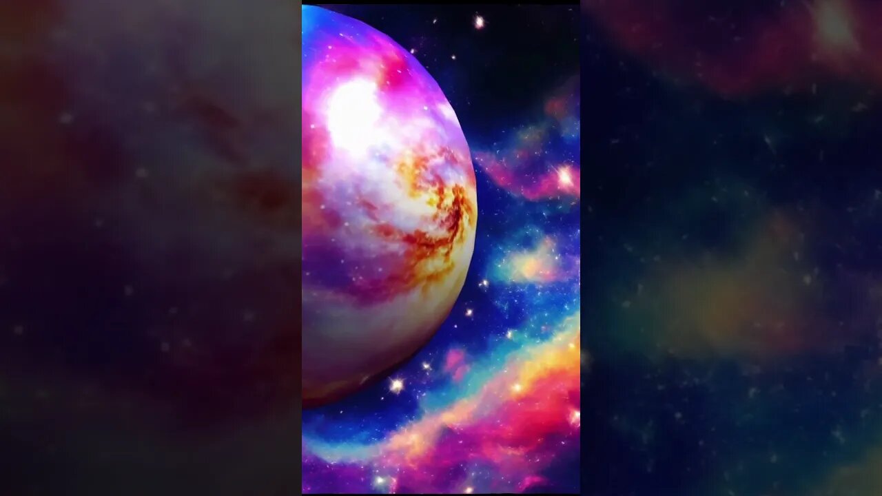 Fantasy Deep Space Planets & Nebula | Relaxing, Peaceful Music | Sleep, Study, Relax