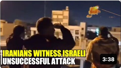 Iranians released footage mocking unsuccessful Israeli attacks