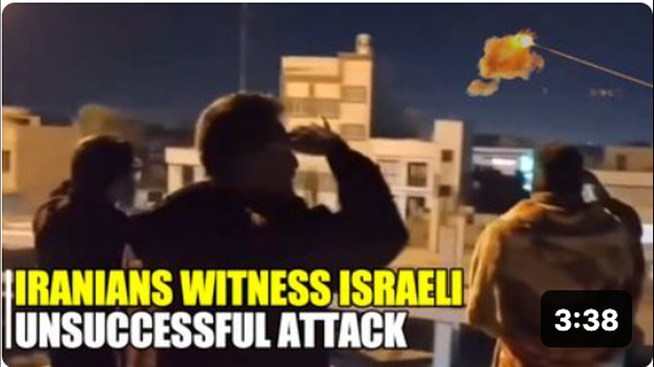 Iranians released footage mocking unsuccessful Israeli attacks