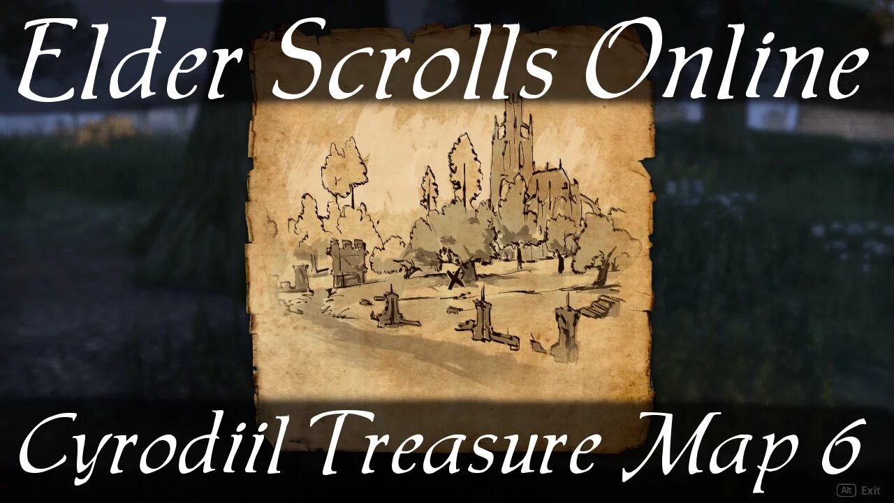 Cyrodiil Treasure Map 6 [Elder Scrolls Online ESO]