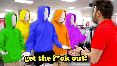 5 Person Mannequin Scare Prank