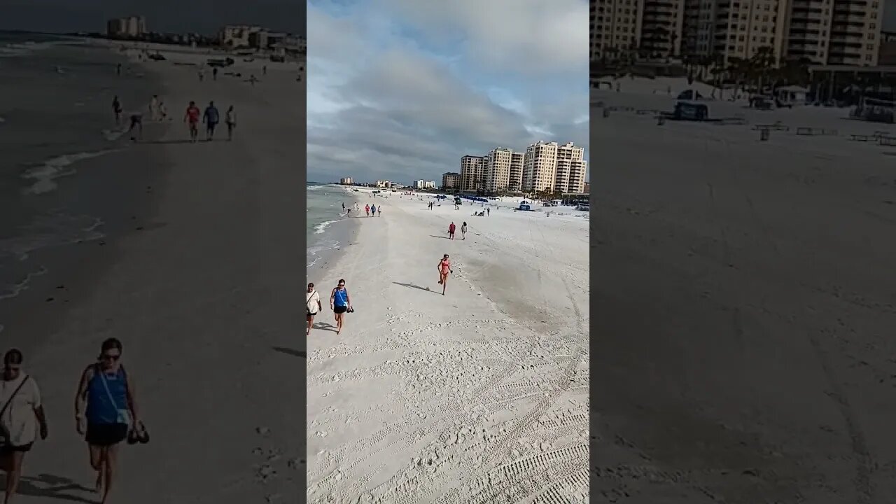 good looking woman on the beach