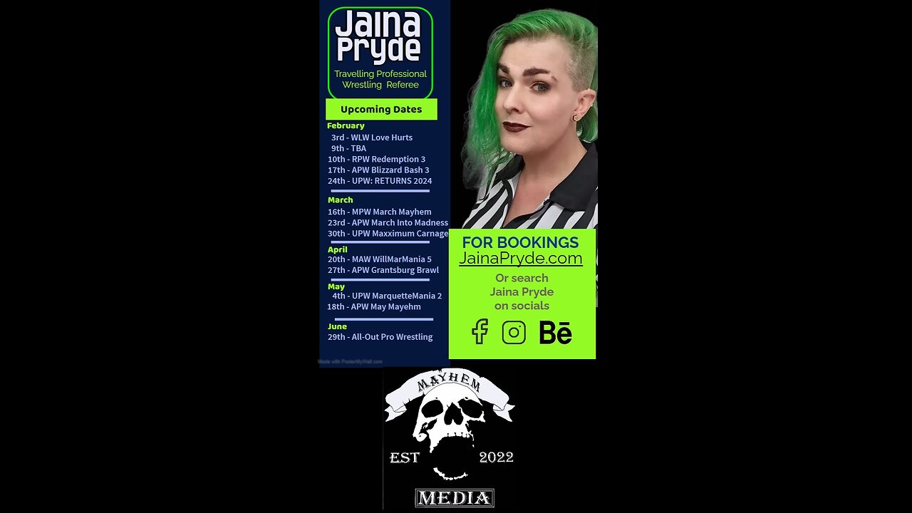 Mayhemtainment Episode 27: Refereeing with Jaina Pryde