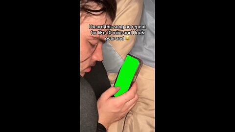 Falling Asleep on the Phone | Green Screen