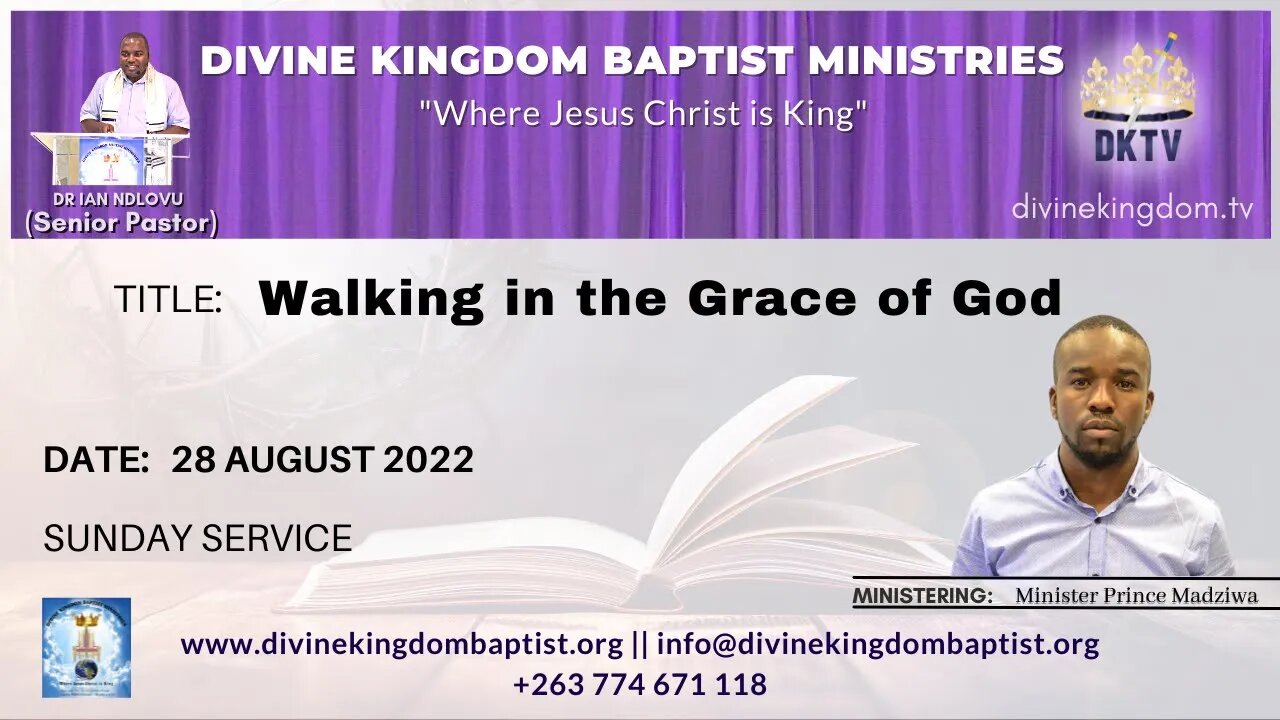 Walking in the Grace of God (28/08/2022)
