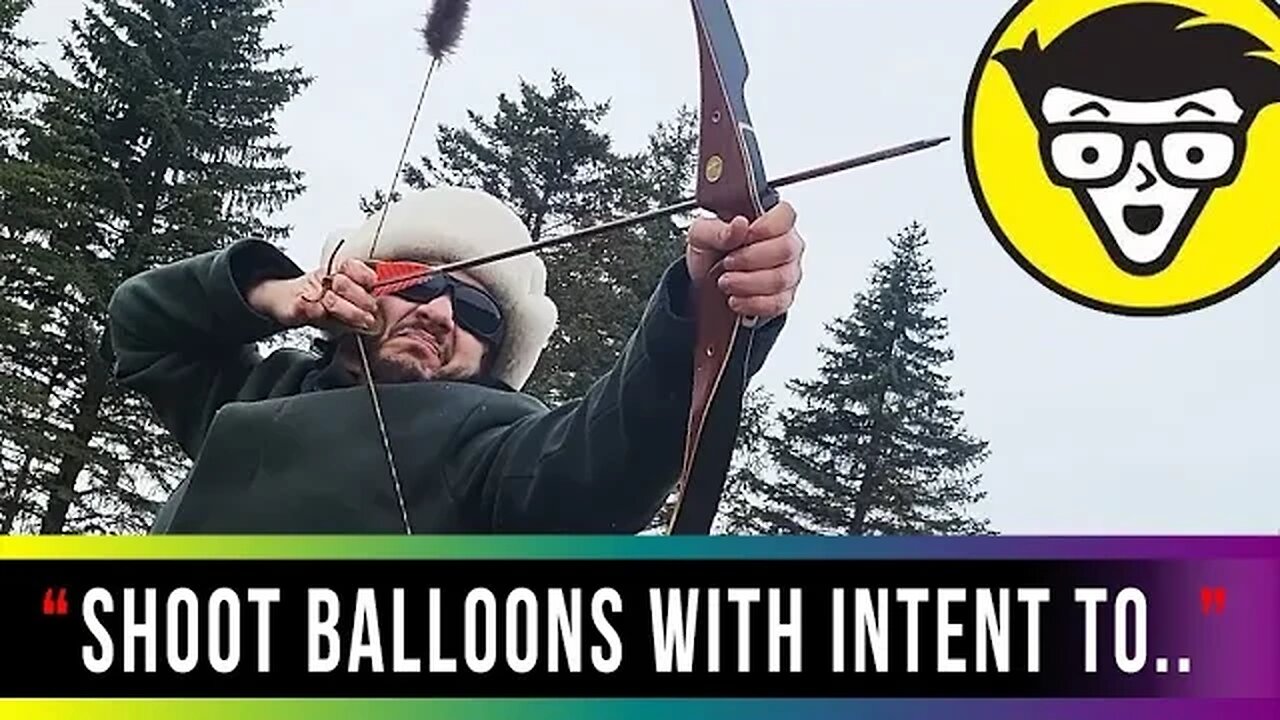 Traditional Archery Hunting with Headshot Balloons as 3D targets: Breathe, Pull, Release, Repeat