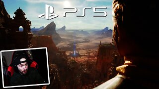 First PS5 Gameplay & Unreal Engine 5 REACTION!