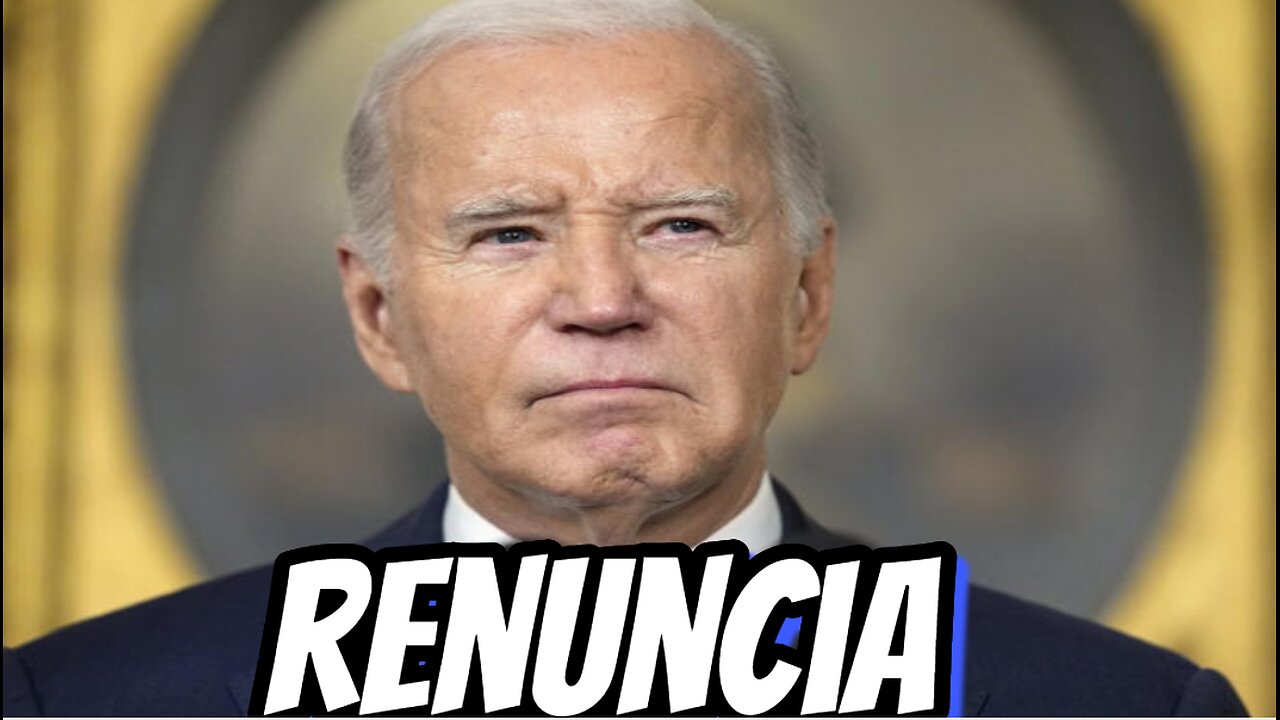 "NOTICIAS DE ULTIMA HORA" Renuncia JOE BIDEN