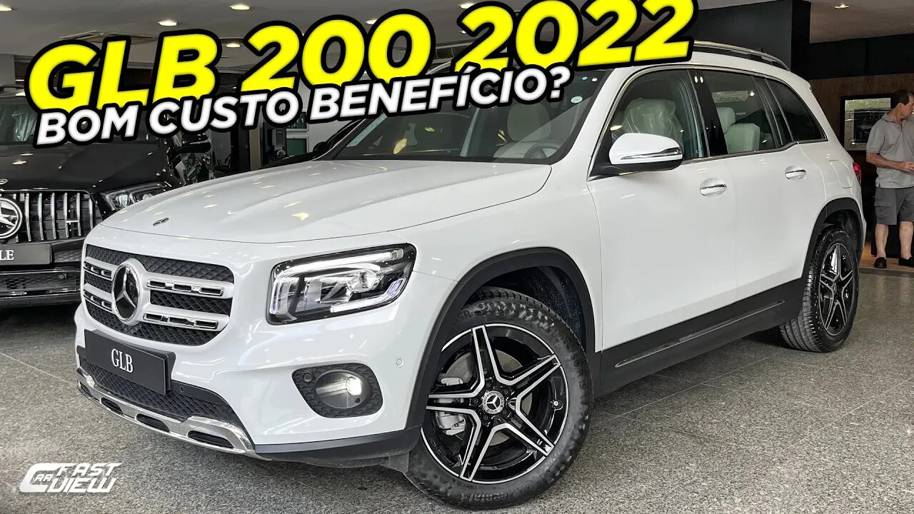 NOVO MERCEDES BENZ GLB 200 PROGRESSIVE 2022 COM MOTOR 1.3 TURBO E 7 LUGARES VALE A PENA?