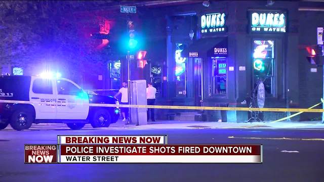 Police respond to report of shots fired outside downtown Milwaukee bar