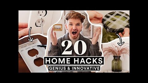 20 GENIUS Home Hacks That CHANGED MY LIFE 🏠 DIY Hacks to Save Time + Money!