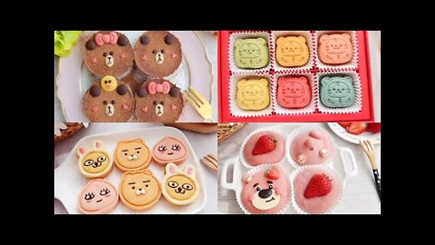 Easy Recipe : Bear Cup Cake Making Video