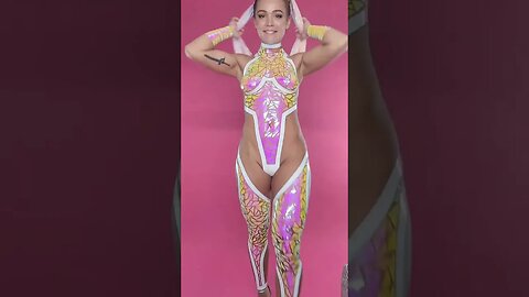 The Black Tape Project in Pink Tape posed by model Bean Daddy 