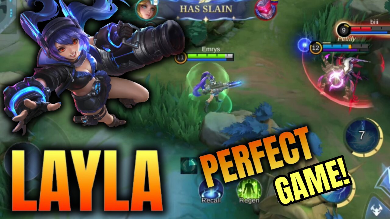 PERFECT GAME! DEATHLESS! Mythic Ranked Layla!