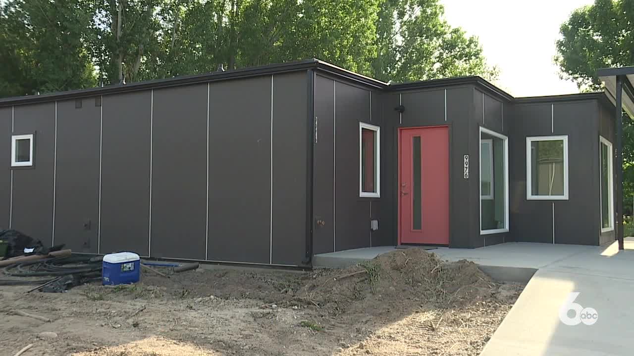 Shipping container housing development opens in Boise