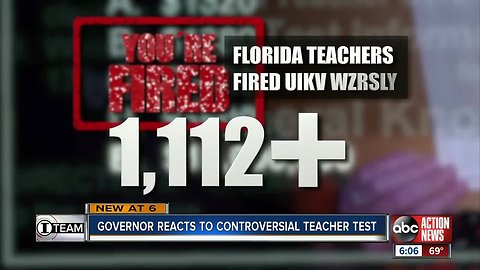 FL Governor vows to look into teacher certification issues and fix "testing for test sake."