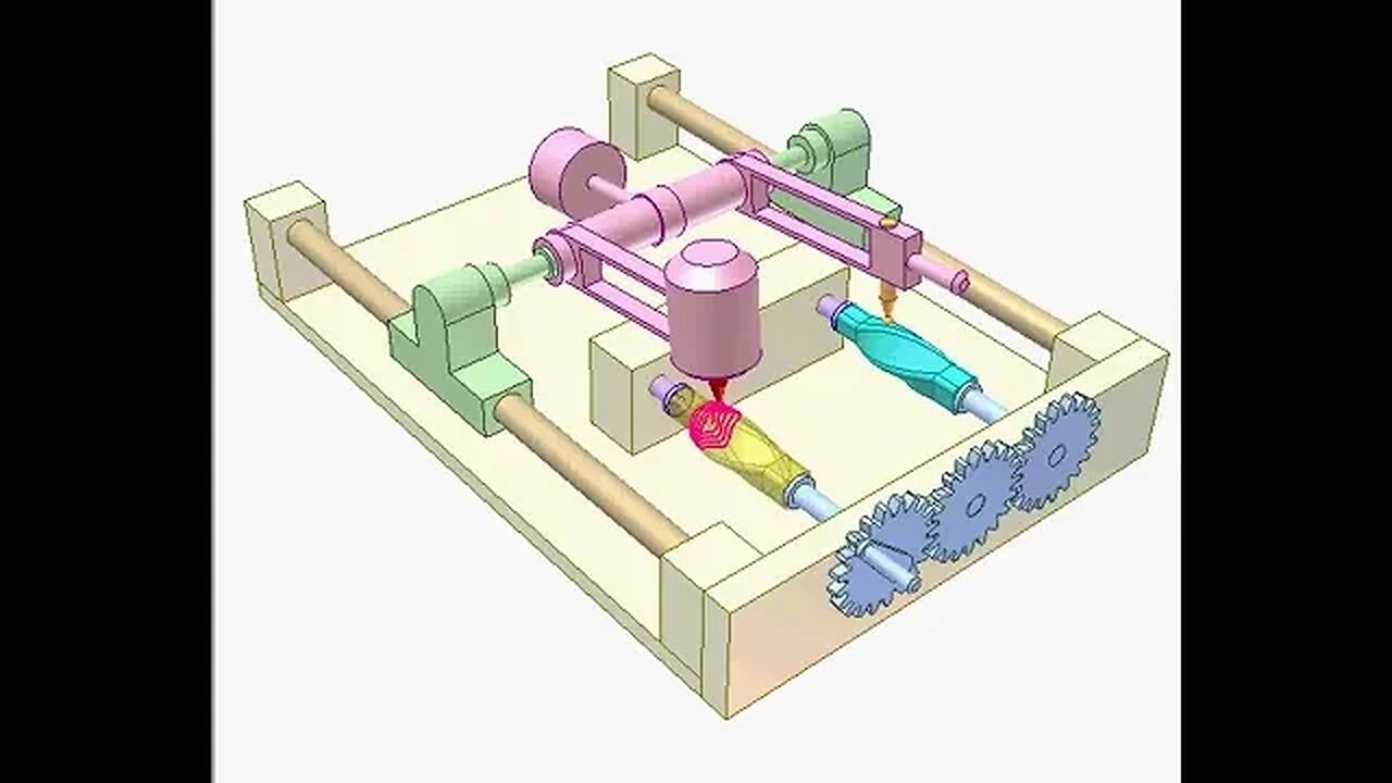 2136 Wood 3D copy milling machine 2