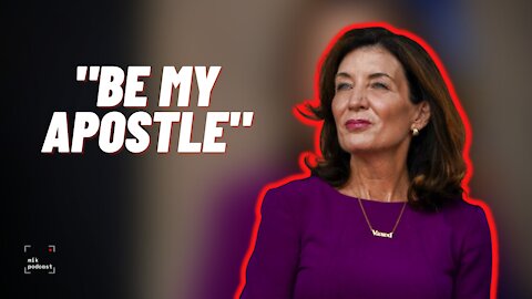 CRINGE ALERT... NY Governor, Kathy Hochul: "Be My Vaccine Apostle"