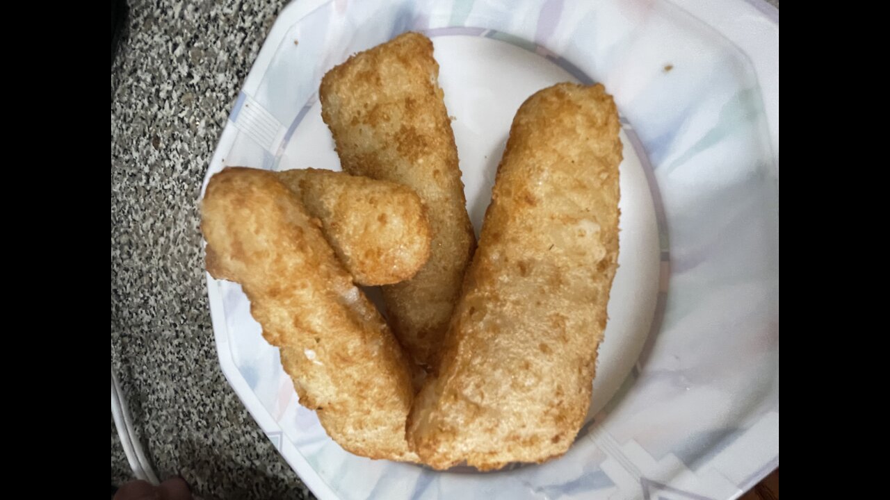 Air fryer frozen fish fillet