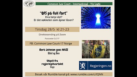 28.05.2024: #QFS Steam ahead!. Nostradamus. David Lester Straight m.m.