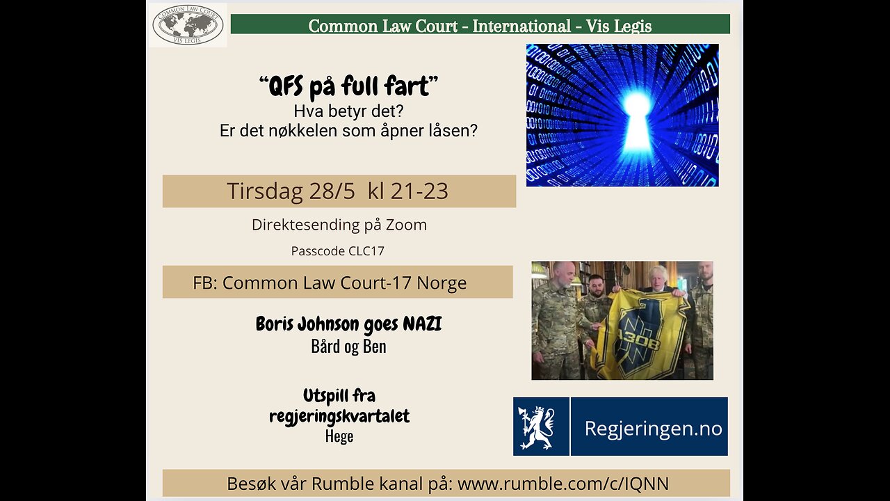 28.05.2024: #QFS Steam ahead!. Nostradamus. David Lester Straight m.m.