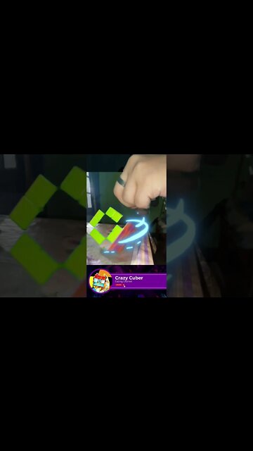 Transparent Floating 4x4 rubik's cube #shorts #cube #viral #trending #youtubeshorts #viralshorts