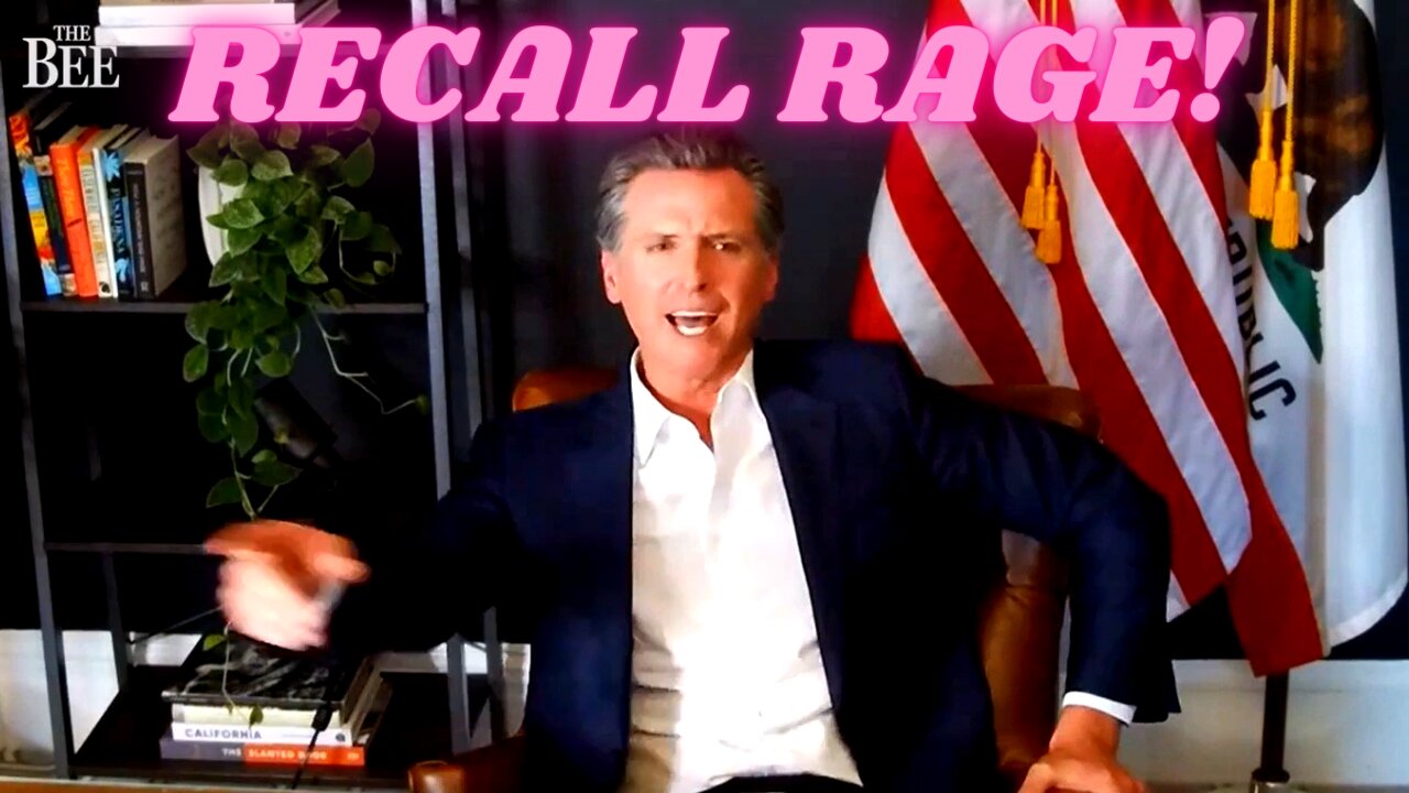 Gavin Newsom Goes on an Unhinged Recall Rage Rant