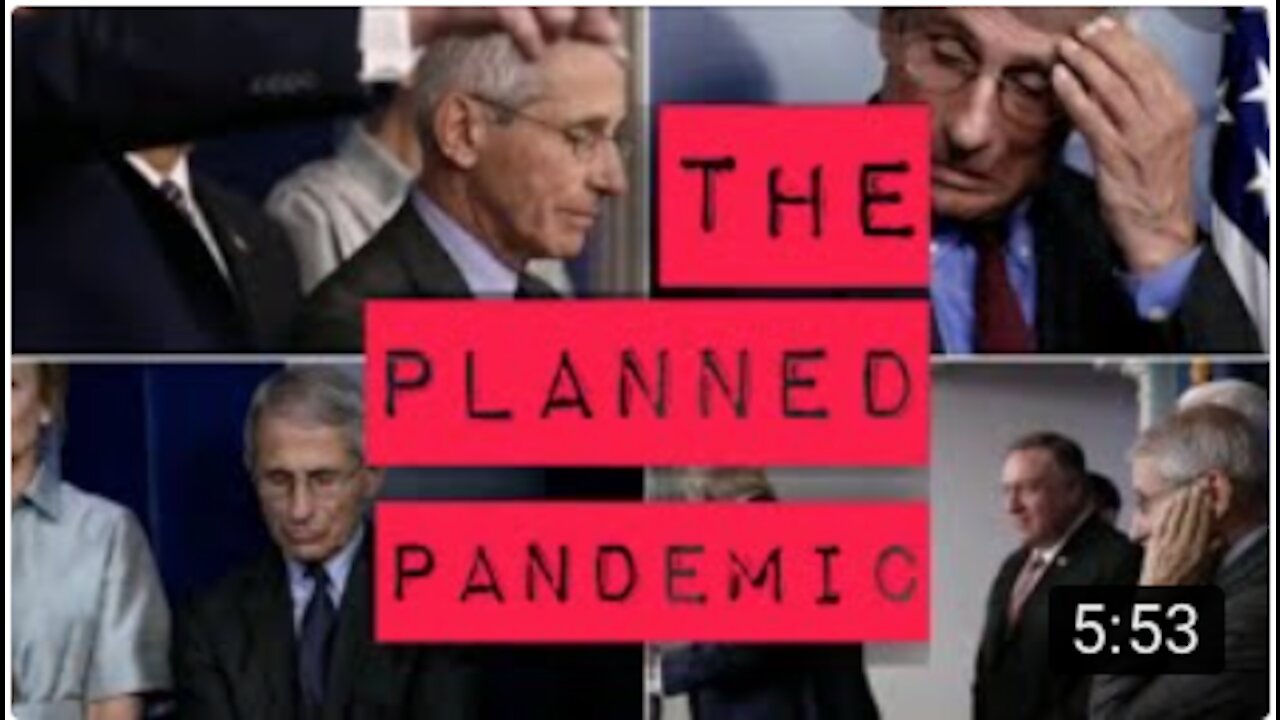 The Planned Pandemic - Part 1 "They Bet Your Life"