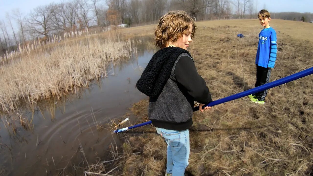 Using CHILD LABOR On Our Farm For NASTY Pond Cleanout (They Actually LIKED It?!)