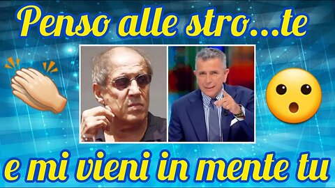 Adriano Celentano attacca il conduttore di Zona Bianca!