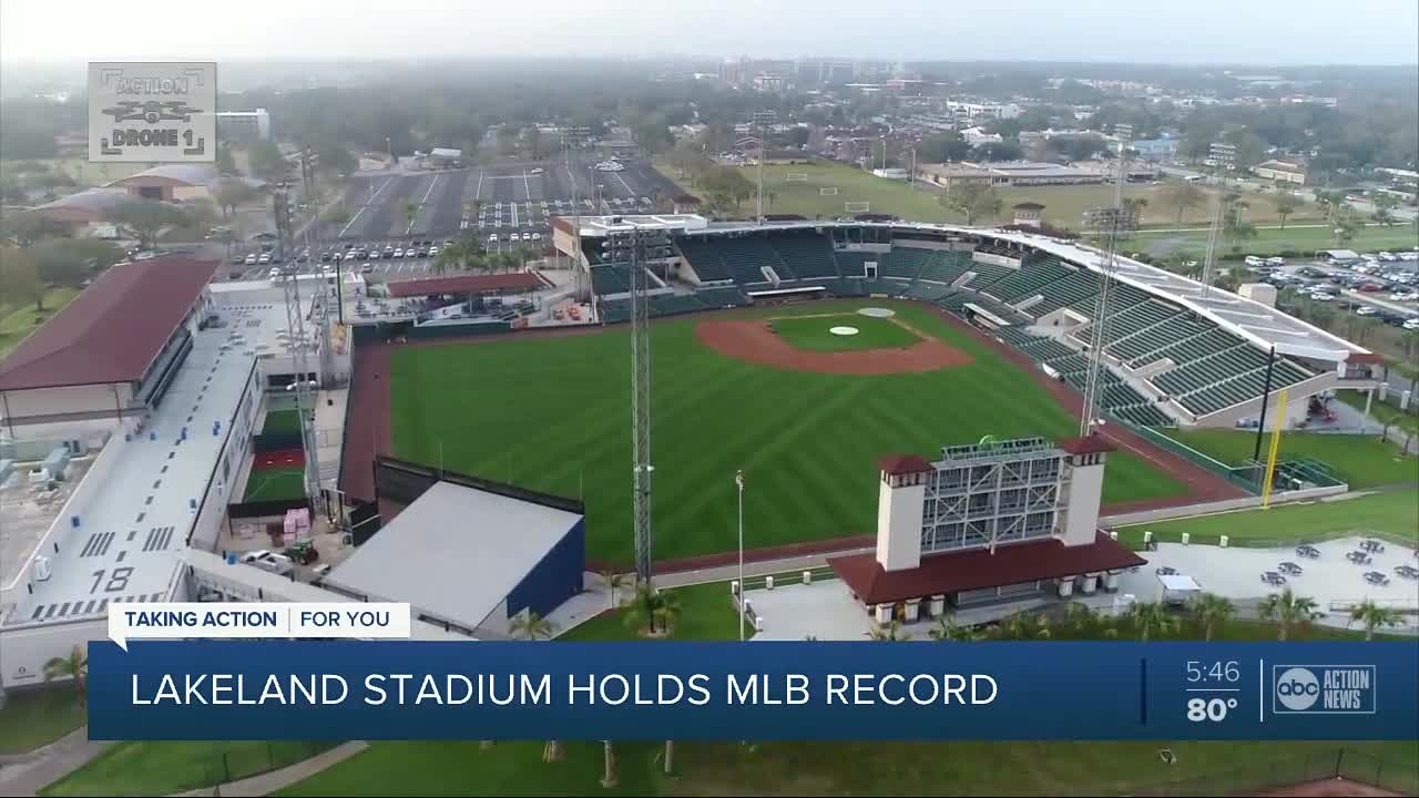 Lakeland spring training stadium holds record for longest-running relationship with MLB team