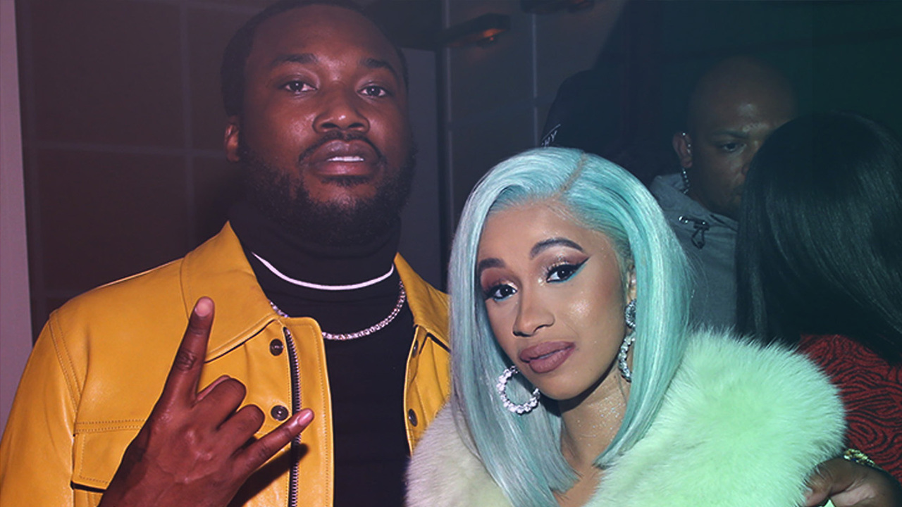 Cardi B Cozy’s Up With Nicki Minaj’s EX Meek Mill